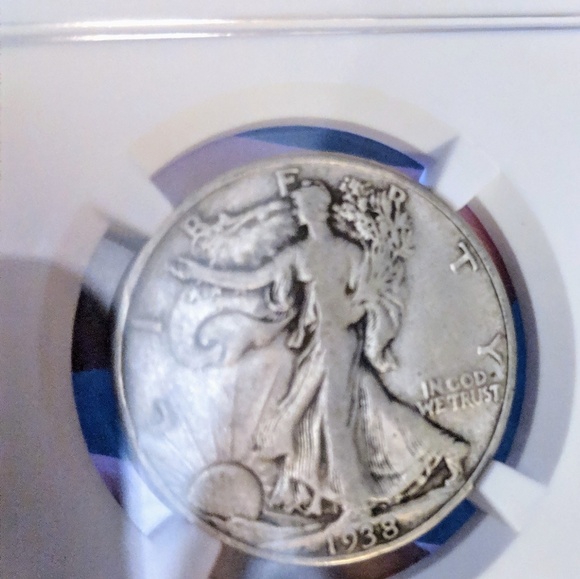 1938-D walking liberty - Picture 5 of 5